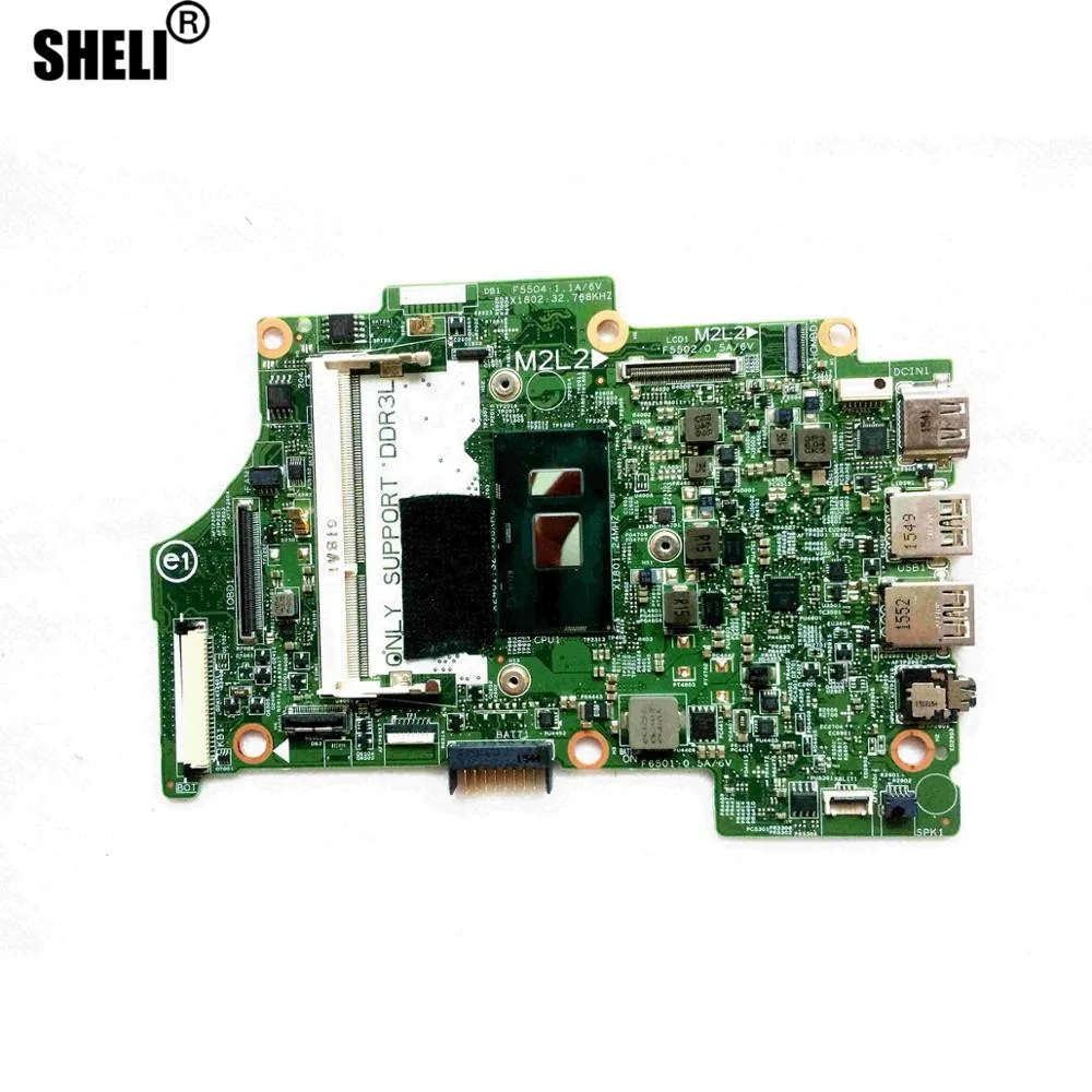 

Материнская плата H8C9M - FHD DDR3L 14275-1 TFFRC с искусственным процессором для ноутбуков Inspiron 13 (7353) / 13 (7359) / 15 (7568) FHD