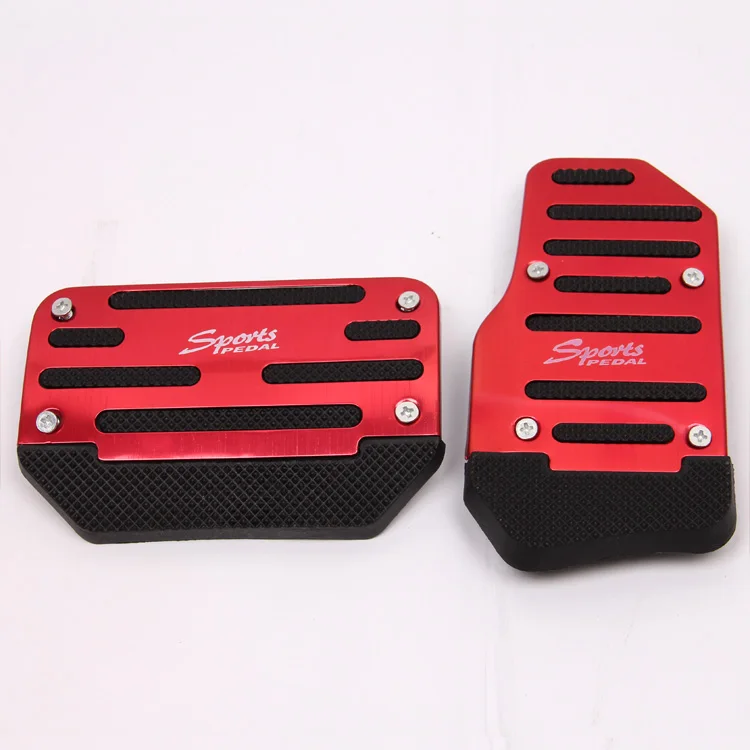 Posbay 2 шт. автомобильные педали тормоза алюминиевые Нескользящие автоматические