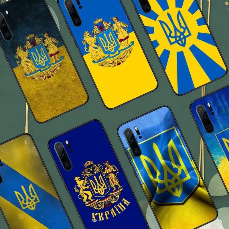 

Ukraine National flag Phone Case For Huawei honor Mate P 10 20 30 40 i 9 8 pro x Lite smart 2019 nova 5t Luxury funda coque