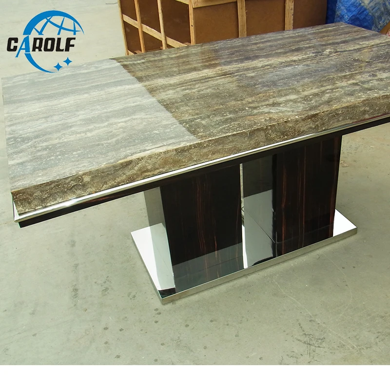 Современная роскошная мебель для столовой Новый деревянный обеденный стол с