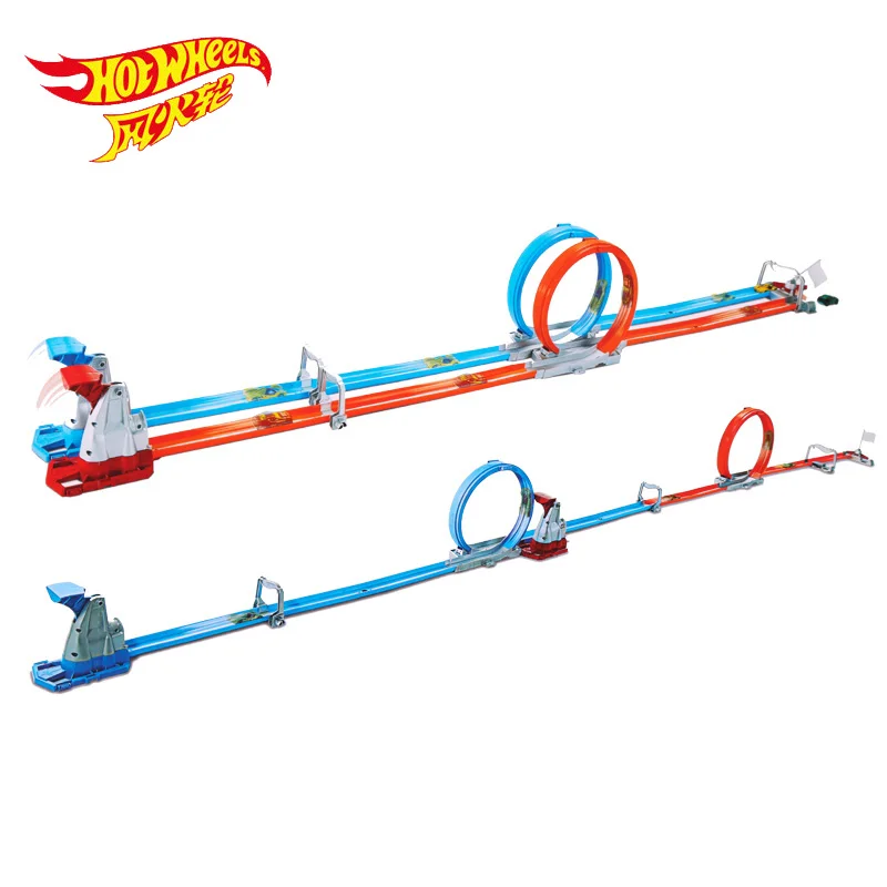 Оригинальный популярный супер длинный гоночный двойной трек портативный