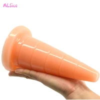 big anal plug sex toys for women insert ass anal adult game imitation traffic cone smooth soft pvc health dildo masturbate toys