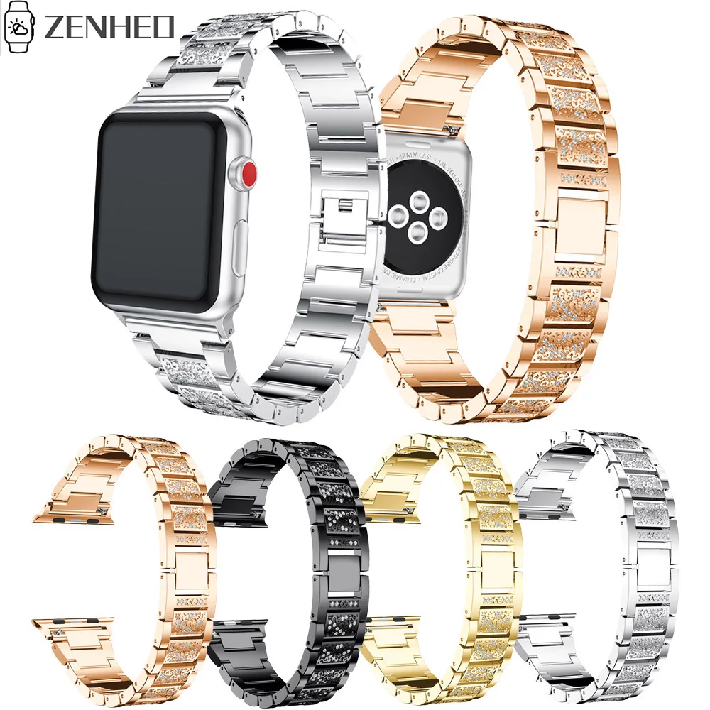 

Браслет из нержавеющей стали для Apple Watch Band 4/3/2/3 38 мм 44 мм