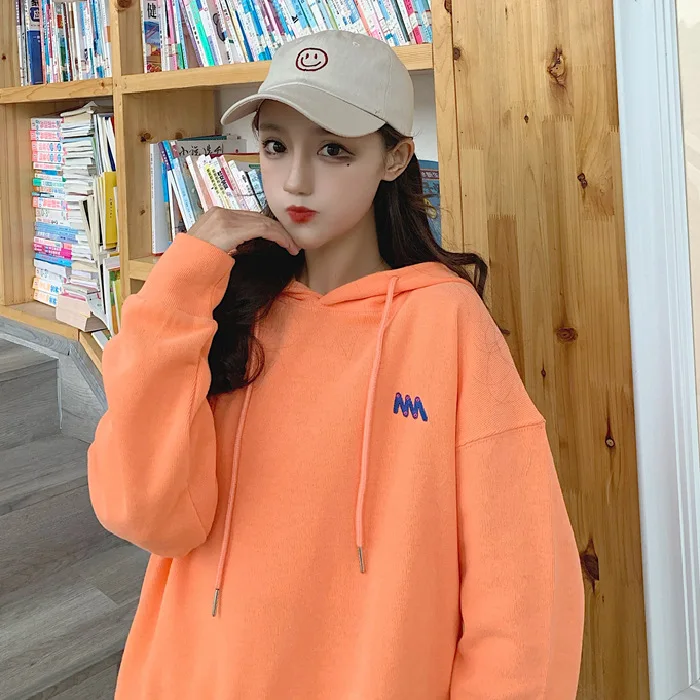 

Women's Hoodies Autumn Winter Clothes 2020 Fashion Solid Oversized Hoodie Sweatshirt Preppy Style Teen Gilrs Student Sweatshirts
