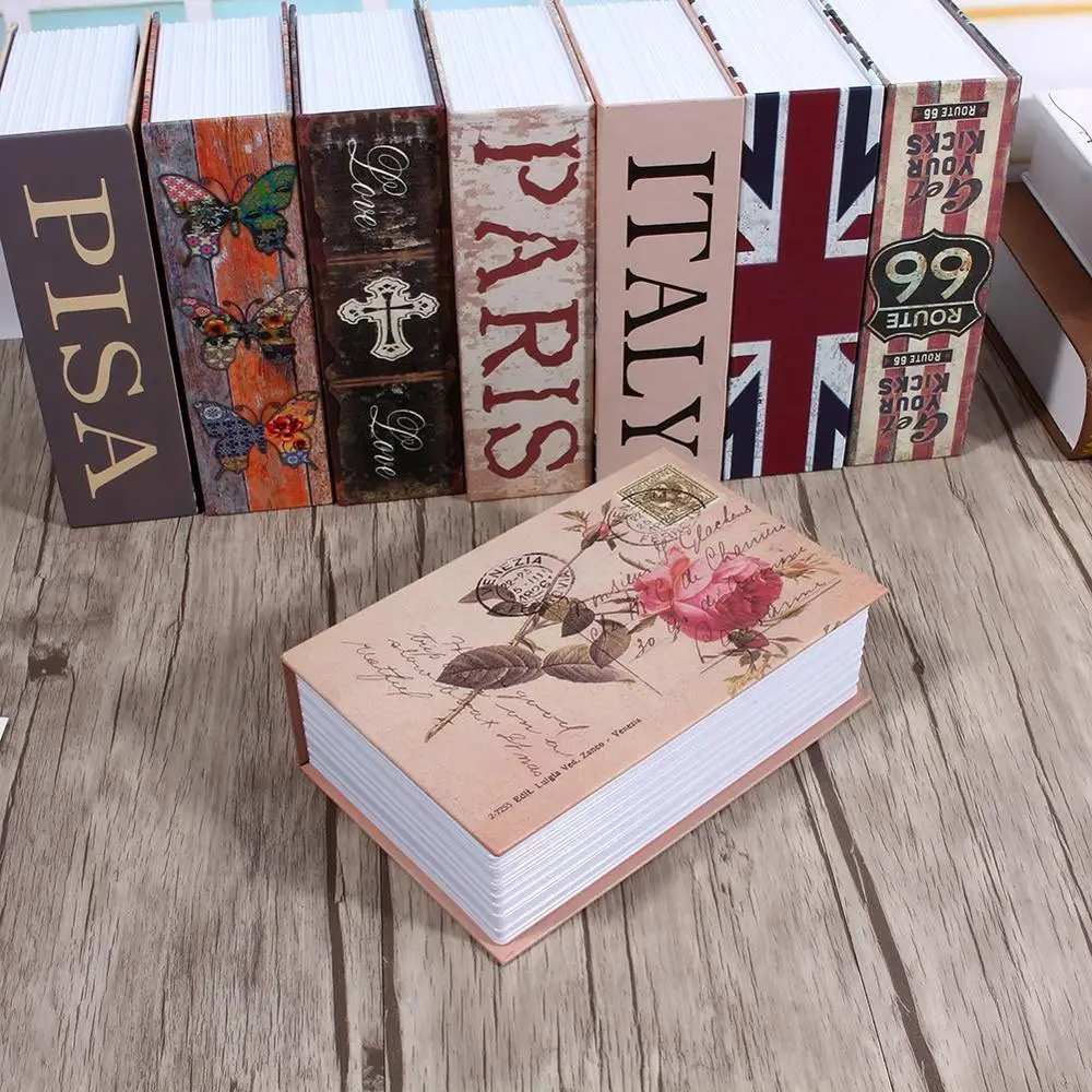 

Colorful Lock Hidden Box Dictionary Book Secret Safe Security Box Money Cash Jewelry Lock Box New Fashion 18x11.5x5.5 cm