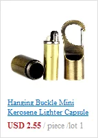 Висячая Пряжка мини керосиновая Зажигалка капсула бензиновая Зажигалка Открытый брелок Зажигалка-пряжка надутые колеса Зажигалка инструменты