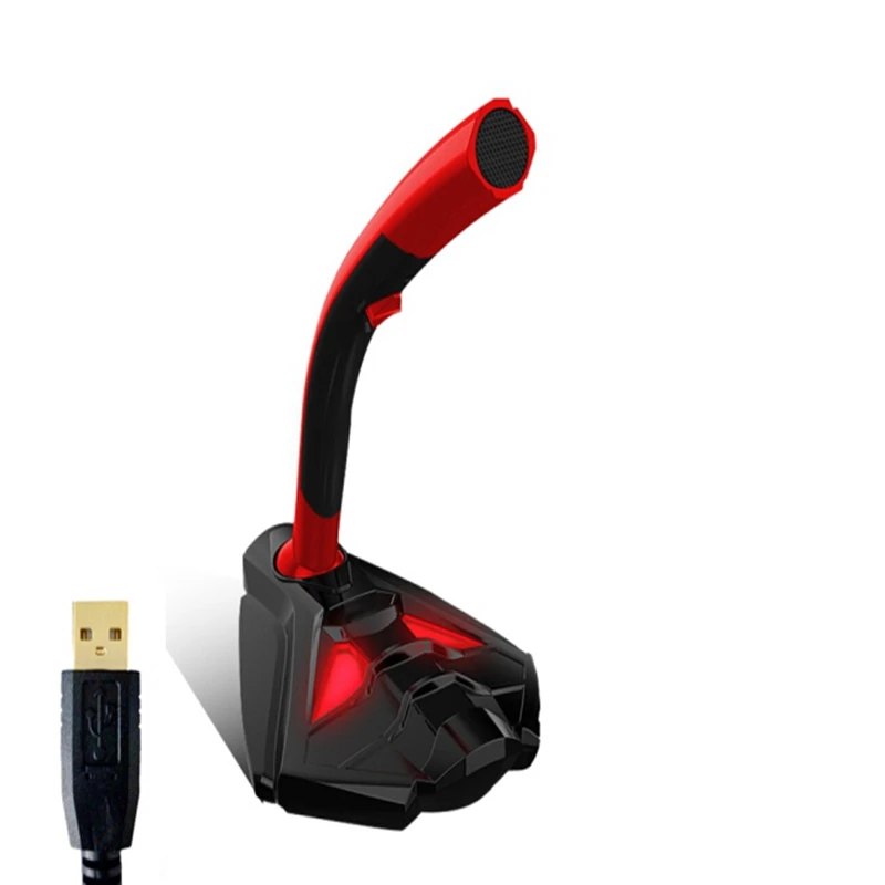 Йонагуни-K1 3,5 Haomi интерфейс USB интерфейса для выбора любого стерео настольного микрофона компьютера ноутбука конференции многофункциональных бытовой бесплатной доставки - Цвет: red USB