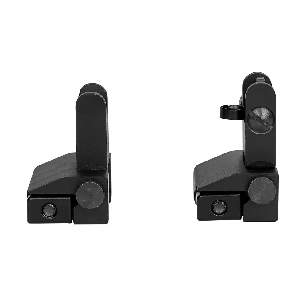 Flip Up Sights Hunting Front Rear Backup Fold Iron for the AR-15/M4/With Adjust tool | Спорт и развлечения