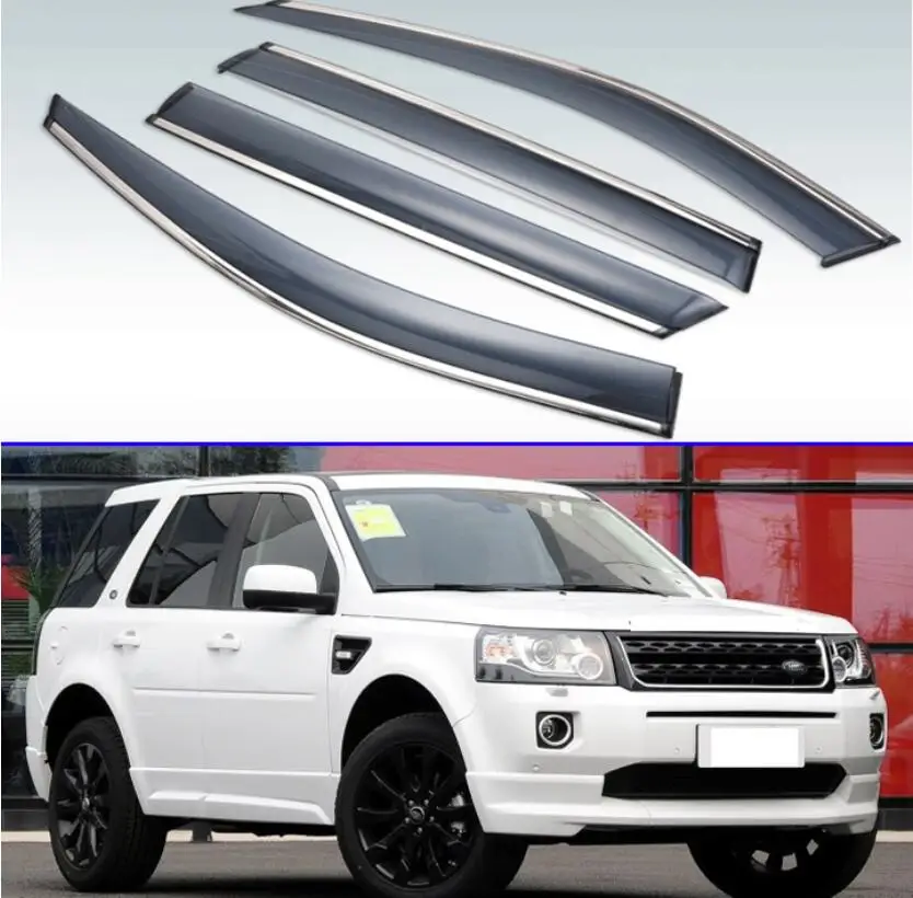 Для Land Rover freelander 2 2009 2018 пластиковый Наружный козырек вентиляционные Шторы окно