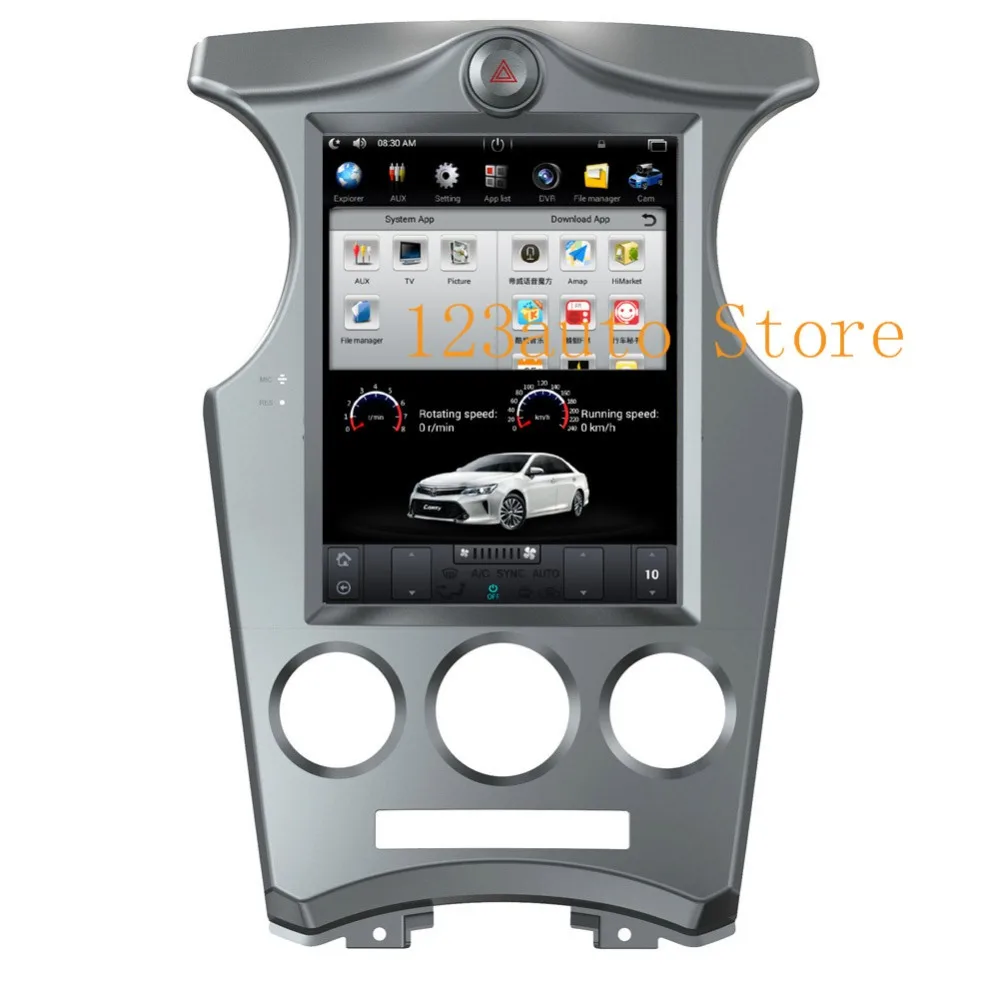 10 4 ''вертикальный экран Tesla стиль Android 9 0 автомобильный DVD GPS плеер навигация PX6