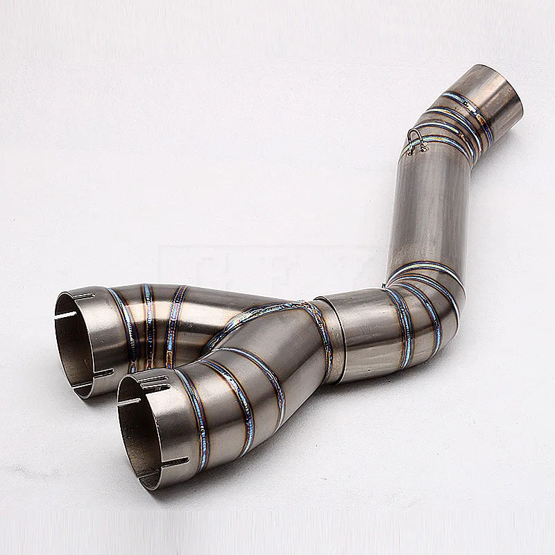 Для BMW S1000RR 2010 2011 2012 2013 2014 S1000 RR мотоцикл 61 мм глушитель среднее звено трубы без