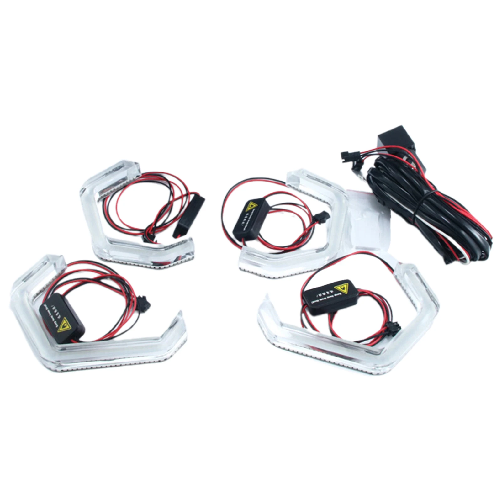 

2Pcs Crystal Icon Style LED Angel Eyes Lamp Energy-saving Headlight for BMW F30 F35 F82 F80