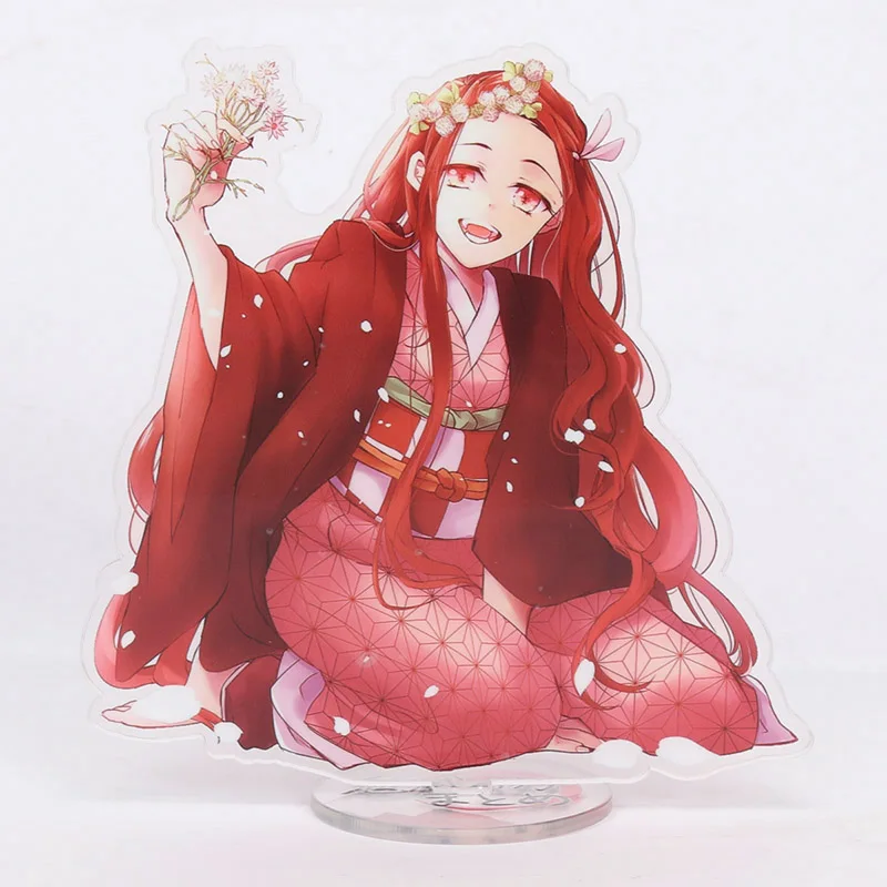 Acrylic Stand Fig7 5,5-16 см Kimetsu no Yaiba акриловый демон убийца Kimetsu no Yaiba брелок Tanjirou Nezuko Kamado фигурка на акриловой подставке Рождество - Цвет: Acrylic Stand Fig7