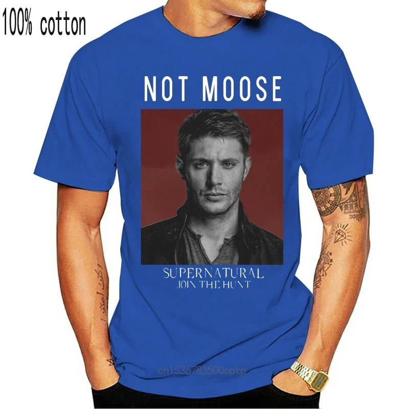 

New Dean Not Moose Supernatural Jensen Ackles Join The Hunt Winchester Hd111 T-Shirt Classic Custom Design Tee Shirt