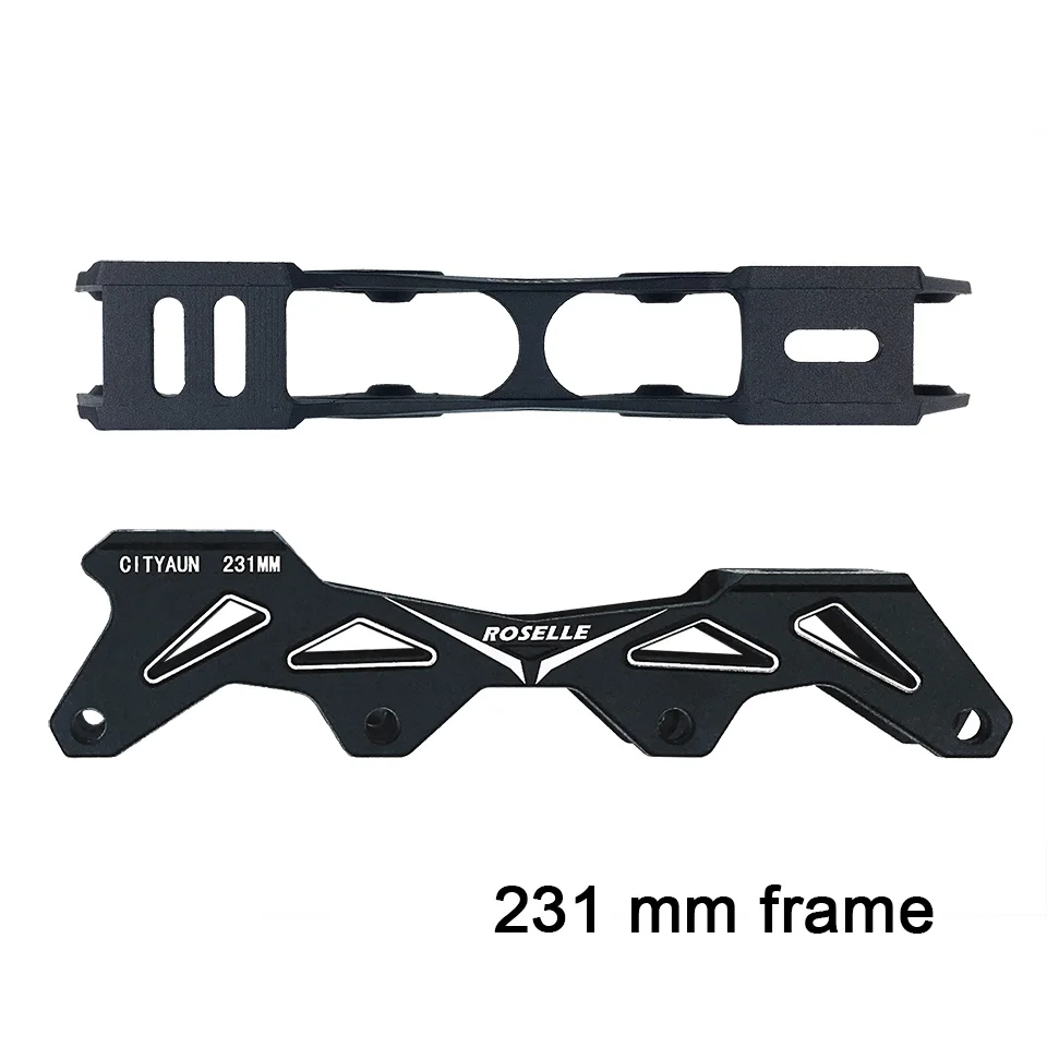 231 mm frame JK розл 231 243 мм роликовые коньки кресло-качалка рамка для скольжение слалом роликовые коньки база 150 165 180 расстояние установки рамка DJ19 - Цвет: 231 mm frame