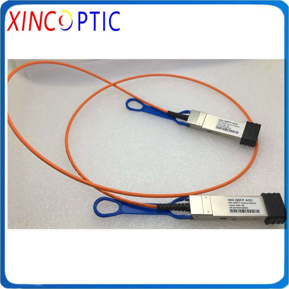 Бесплатная доставка 40G QSFP AOC кабель + к 1 м 2 3 5 7 10 SFP волоконно оптический Модуль OM2
