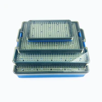 sterilization tray disinfection case autoclavable box for holding opthalmic dental instrument sterilising