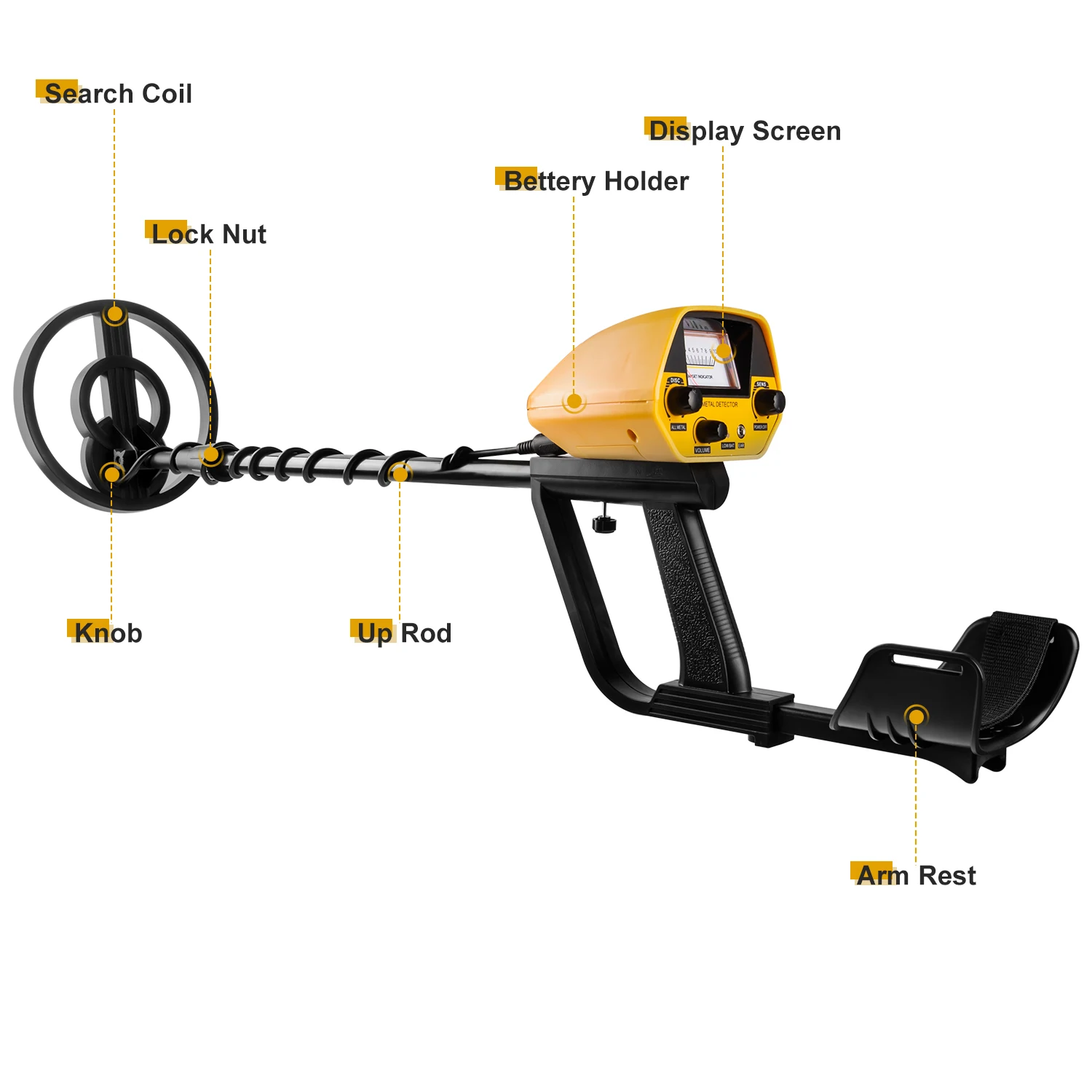 Under Ground Metal Detector GT-5090 Gold Detectors MD4030P Professional Depth Search Finder Treasure Hunter Pinpointer | Инструменты