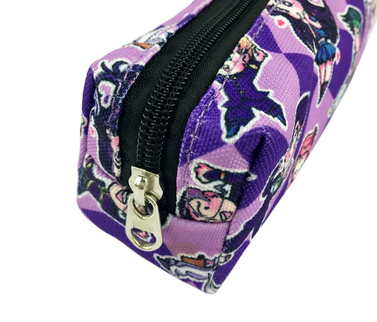 JoJo's причудливая аниме косметичка холст молния школьный Карандаш Чехол для