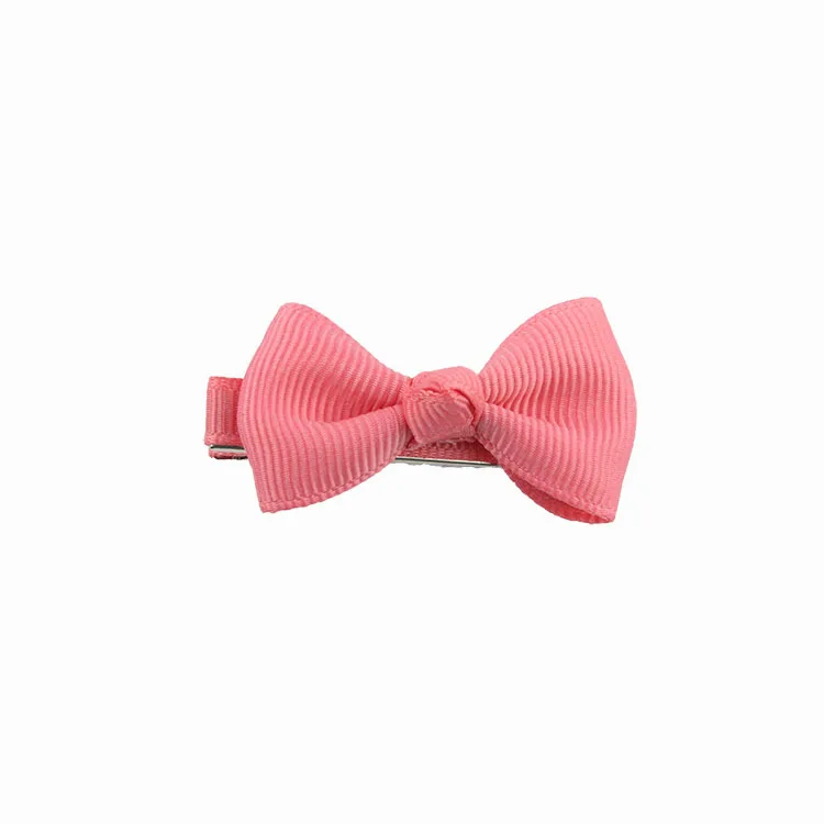 a16 Waterlemon Red 1,77 дюймов, цветная Изысканная заколка для волос для маленьких девочек, банты, ленточные заколки, заколки для волос, головные уборы для детей, партия ZYAA1725 - Цвет: a16 Waterlemon Red