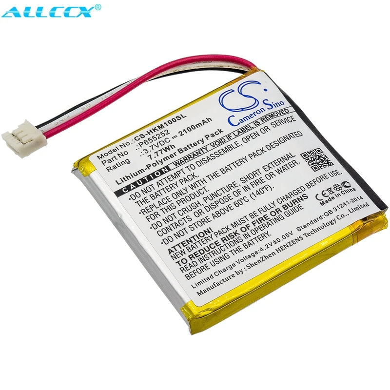 Cameron Sino 2100 мАч аккумулятор P655252 Для Harman/Kardon Dodge re Mini|Цифровые аккумуляторы| |
