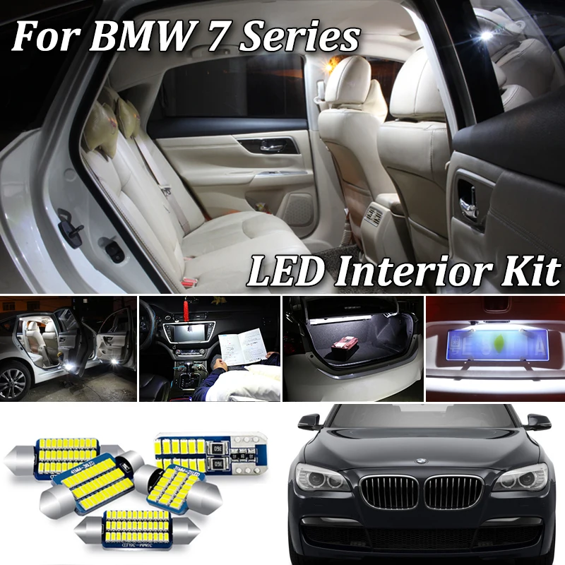 Для BMW серий 7 E38 E65 E66 E67 F01 F02 F03 F04 комплект светодиодных ламп для внутреннего
