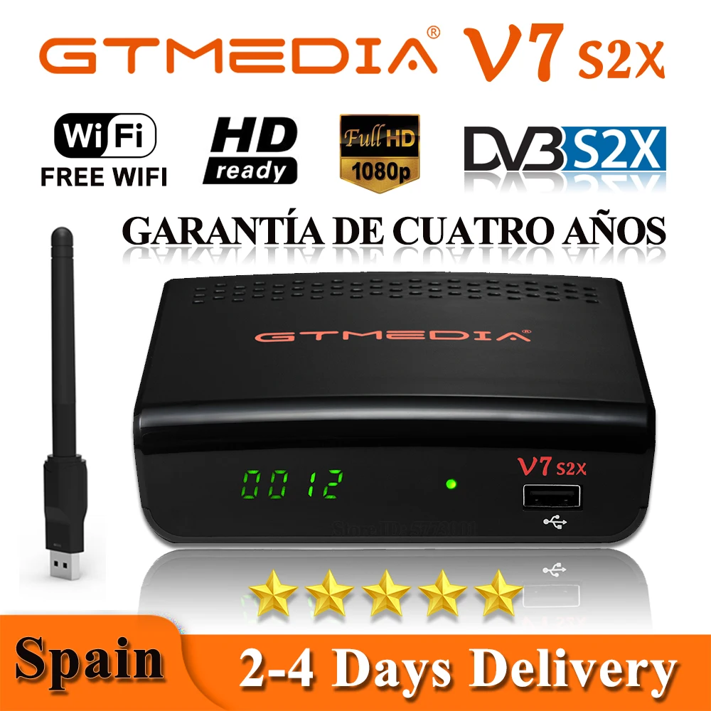 Спутниковый ресивер 1080P Gtmedia V7 S2x с Usb Wi Fi|Спутниковое ТВ| |