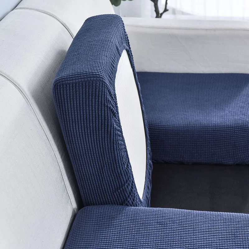 

Stretch Sofa Slipcover Couch Cushion Strap Covers Corner Seat Protector Cushion Cover Elastic Home Reversible Washable Slipcover