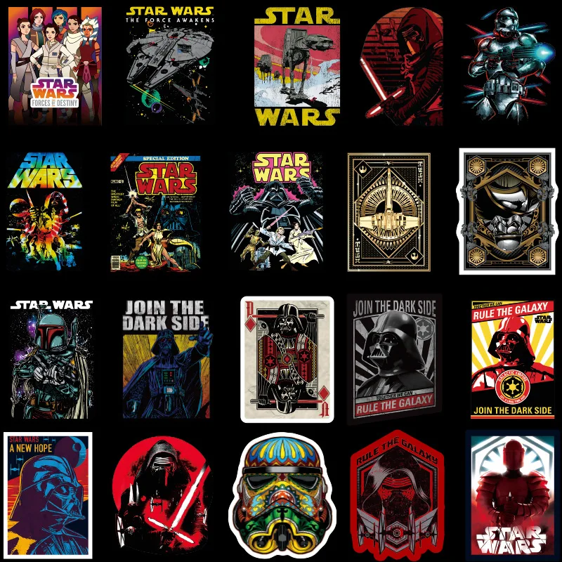 100 шт./компл. водонепроницаемые смешные наклейки Звездные войны s для багажа