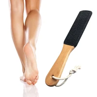 wooden double sided foot rasp file callus dead foot rasp file hard dead feet skin care remover pedicure scrubber tool
