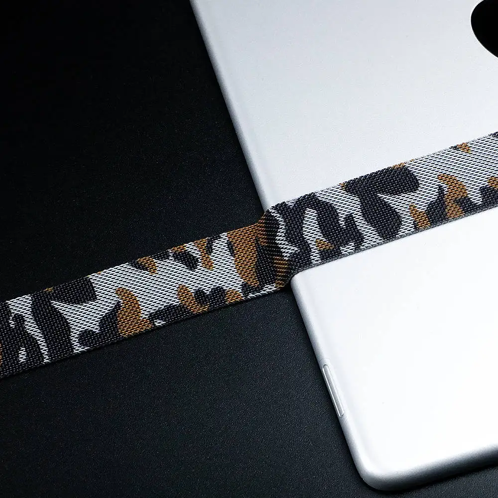 Army Green yellow Высококачественная Миланская петля для apple watch, ремешок для apple watch 4, 5, ремешок 44 мм, 40 мм, iwatch 3, 2, 1, 42 мм, 38 мм, лучший материал - Цвет ремешка: Army Green yellow