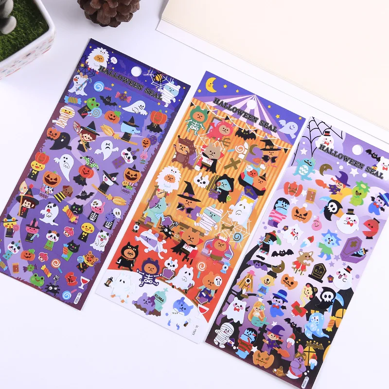 20 pcs/1lot Kawaii Stationery Stickers Halloween Day Funny Diary Decorative Mobile Scrapbooking DIY Craft | Канцтовары для офиса и