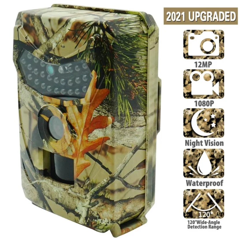 

Outdoor Hunting Trail Camera 12MP New Wild Animal Detector Cameras HD Waterproof Monitoring Infrared Cam Night Vision Photo Trap