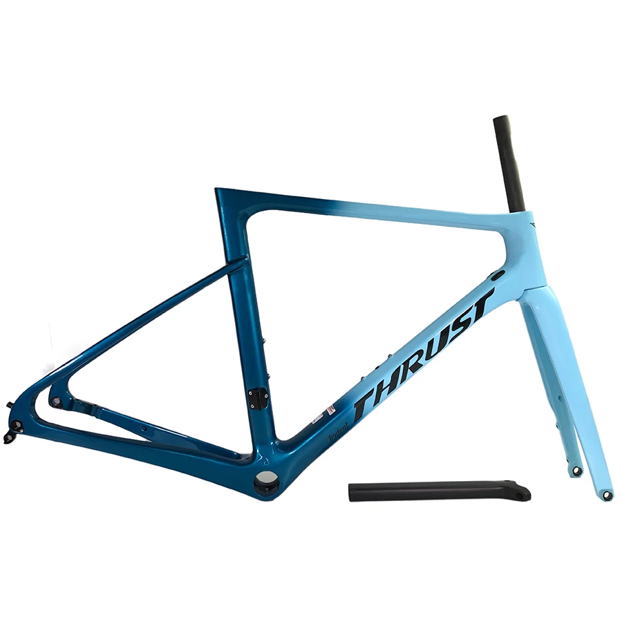 Упорный T1000 новейший синий градиентный дисковый тормоз углеродная дорожная рама