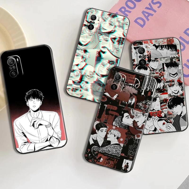 

Phone Case For Xiaomi POCO F3 GT X3 Pro GT NFC M3 Pro Redmi 9i 9AT 9T 9A 9C Note 9T South Korea Anime Bj Alex TPU Black Cover