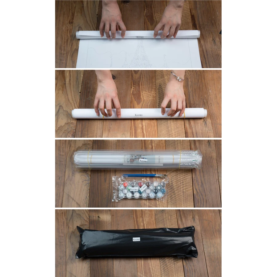 Kpymo Безрамная DIY картина маслом по номерам ручная роспись холст современная для