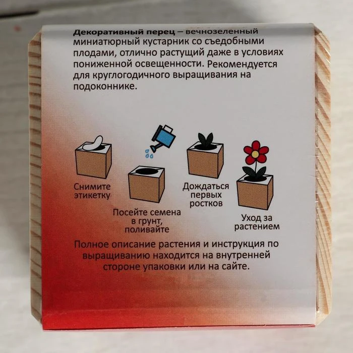 Набор для выращивания P&ampP "Перчик декоративный" 5149937