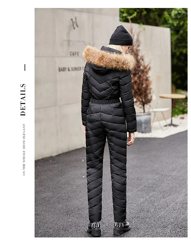 New Women Ski jacket and Pant Ski suits Females Jumpsuit Women Snowboard Waterproof Overall Russia
