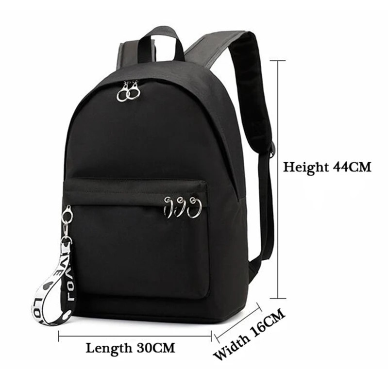 Рюкзак Mochila IT Женский Повседневный с изображением клоуна из фильма ужасов
