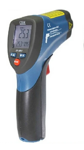 

CEM DT-8861 Infrared Thermometers Dual Laser Targeting temperature tester digital Temperature meter Non-Contact Free shipping