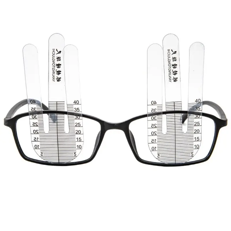 

Оптическая линейка PH, прибор для измерения высоты зрачка, оптометрический, для проверки PH, офтальмологический инструмент для глаз, 1 пара