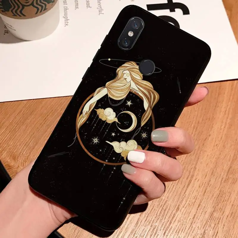 

Witches Moon Tarot Mystery Totem The Lovers Phone Cases For Xiaomi Redmi note 7 8 9 t k30 max3 9 s 10 pro lite