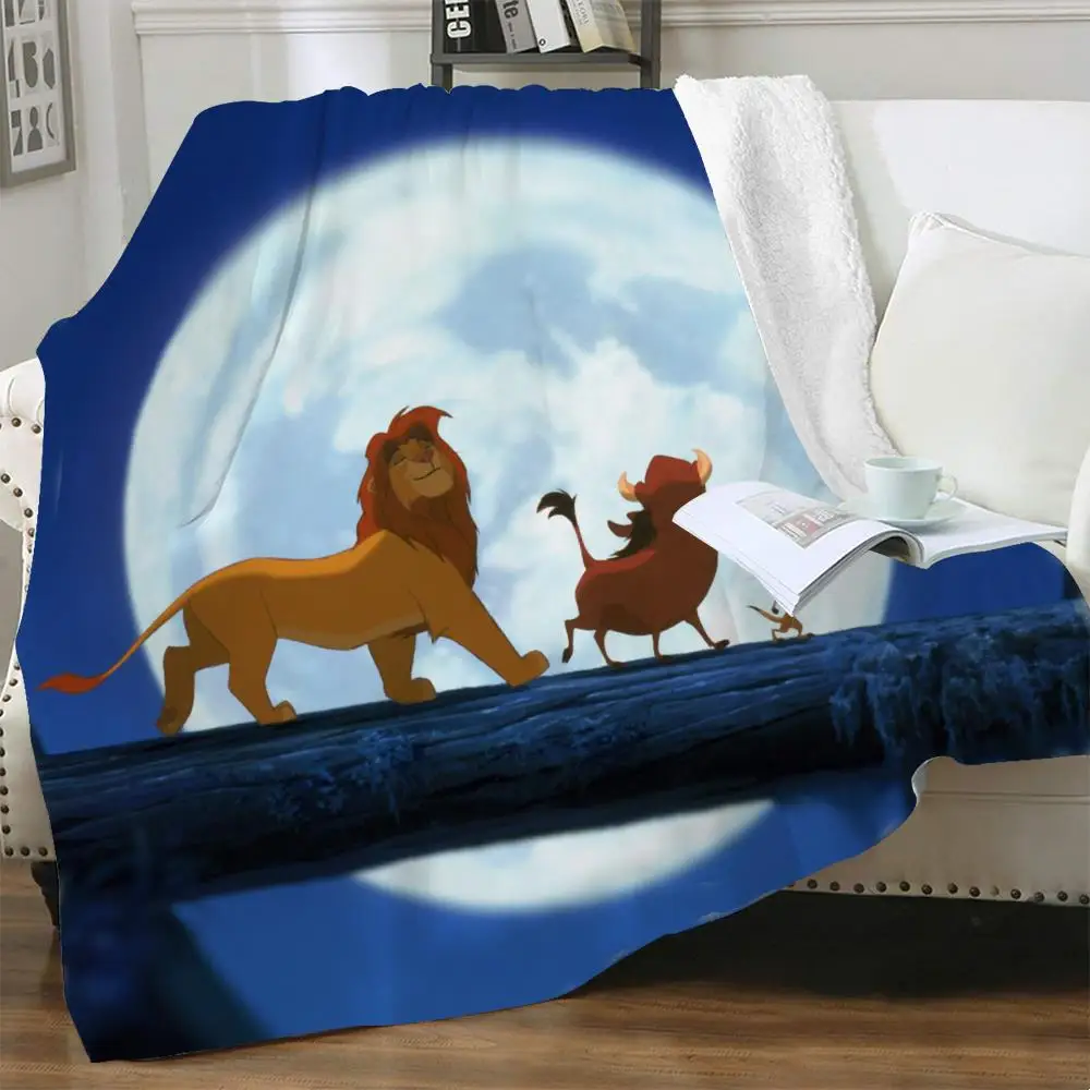 

NKNK Brank одеяла с животными лунное тонкое одеяло одеяла с Львом для кровати симпатичное постельное белье одеяло из шерпы модное высококачеств...