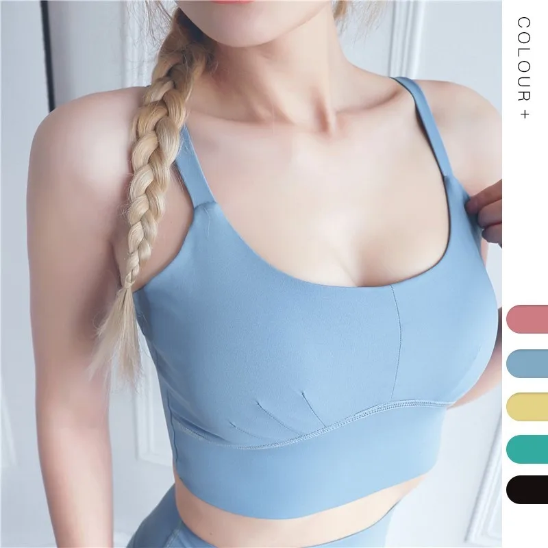 Kezrea Backless Fitness Jogging Sexy High Quality Sling Vest Sports Running Underwear Female Beauty Back Strap Yoga Clothes | Спорт и