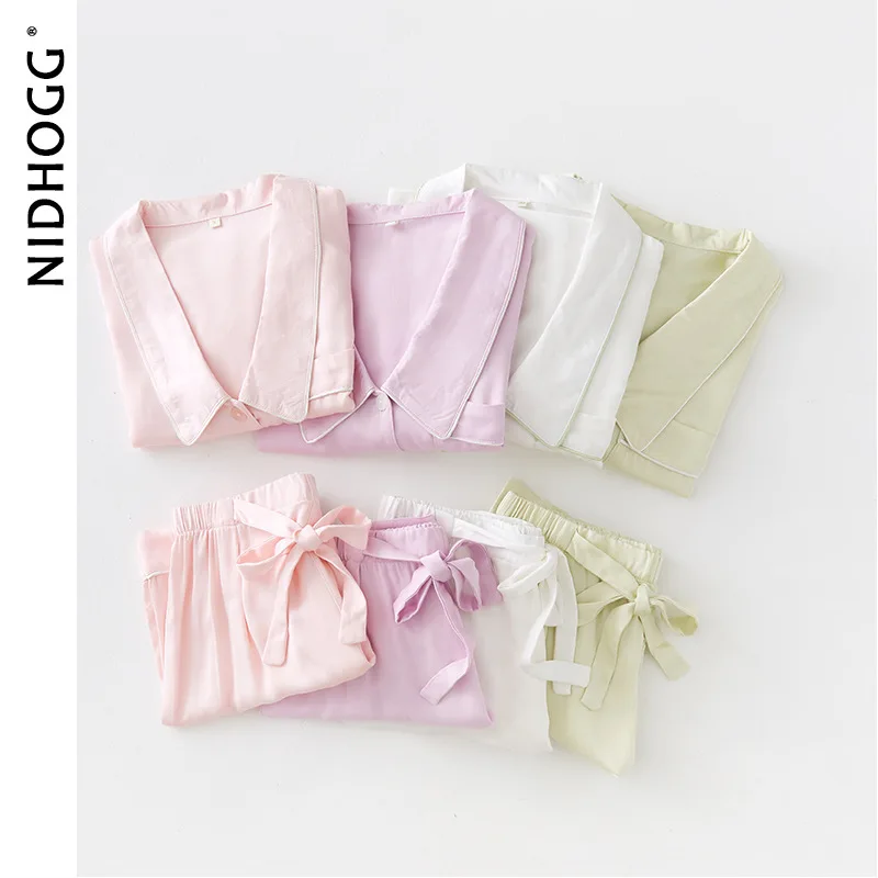 Летняя атласная пижама шорты с коротким рукавом из вискозы однотонная Пижама