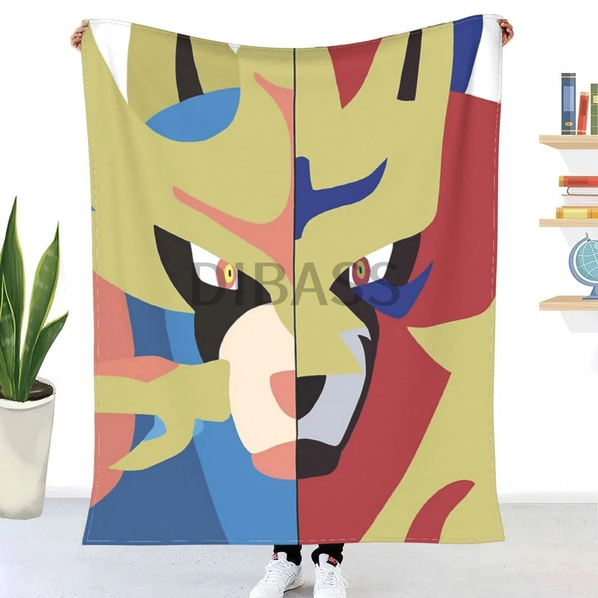 

Zacian And Zamazenta Comforter 3D Printed Flannel Throw Blanket