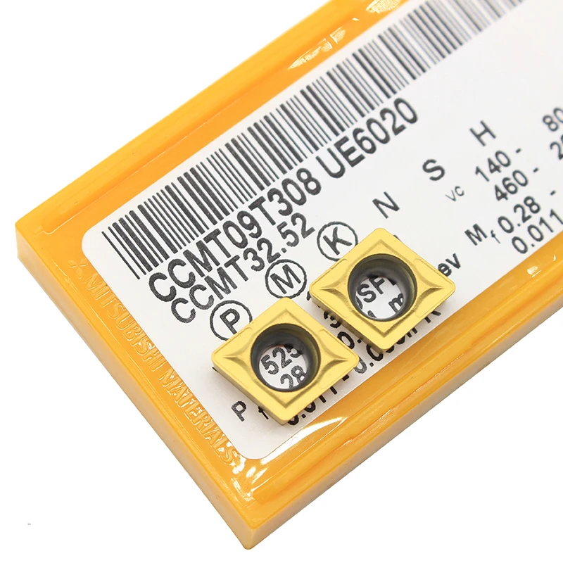 10 шт. CCMT09T308 VP15TF UE6020 US735 ЧПУ карбидные вставки режущий инструмент внутренний токарный инструмент инструменты токарные станки резак