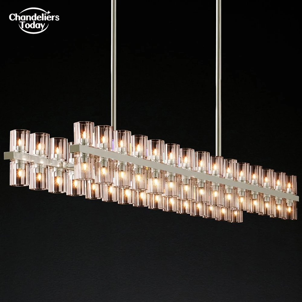 Arcachon линейный светильник для люстры ретро хрустальная люстра подвесной гостиной