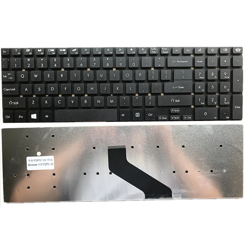 Бесплатная Доставка! 1 шт. Новая Клавиатура ноутбука Стандартный для шлюза NV52L NV57H