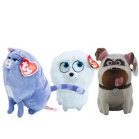 ty beanie boos the secret pet secret movie character series rabbit snowball cute childrens plush toy collection gift 15cm